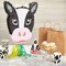 Pull String Cow Pinata for Farm Birthday Party Decorations - Baby Shower Supplies for both Boys & Girls - Cow Theme Pinata (Small, 16.5 x 13 x 3 Inch)